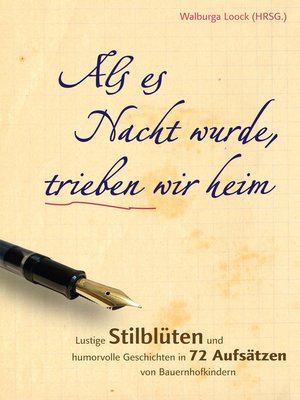 cover image of Als es Nacht wurde, trieben wir heim